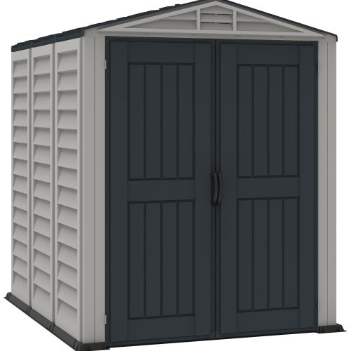 Duramax YardMate Plus - 5ft x 8ft Plastic Garden Shed in Grey