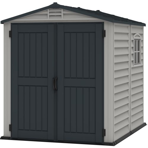 Duramax Store Mate Plus - 6ft x 6ft Plastic Garden Shed in Grey